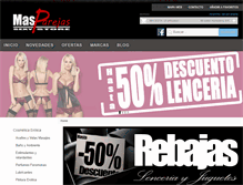 Tablet Screenshot of masparejas.com